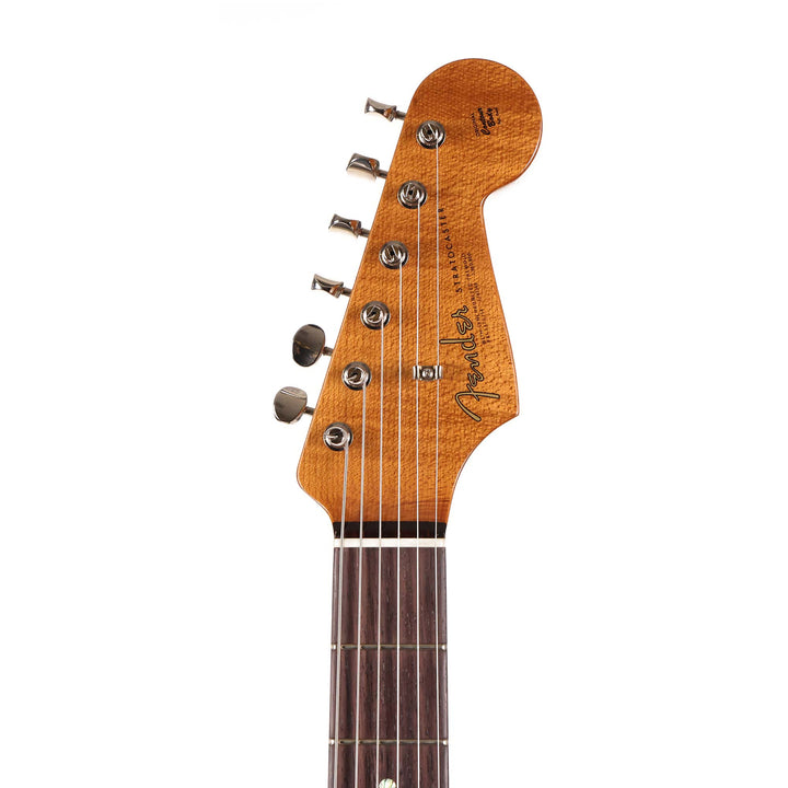 Fender Custom Shop 1963 Stratocaster Hardtail Roasted Alder Trans Amber Masterbuilt Todd Krause 2022