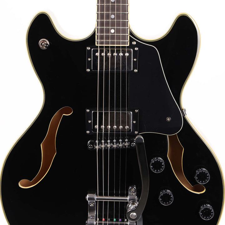 Schecter Corsair Semi-Hollow Guitar Black 2016