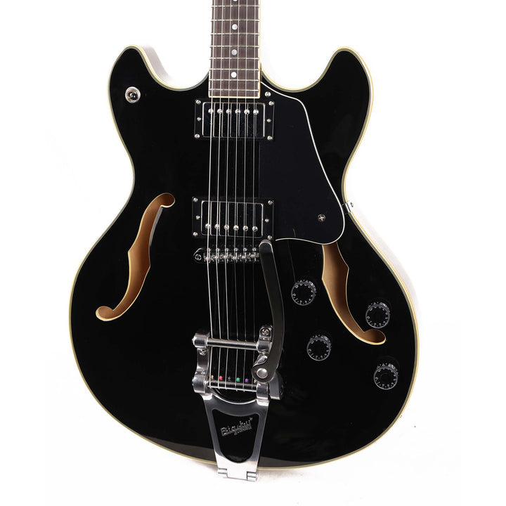 Schecter Corsair Semi-Hollow Guitar Black 2016