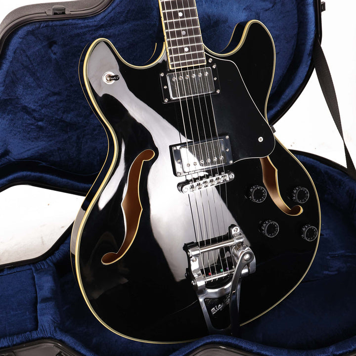 Schecter Corsair Semi-Hollow Guitar Black 2016