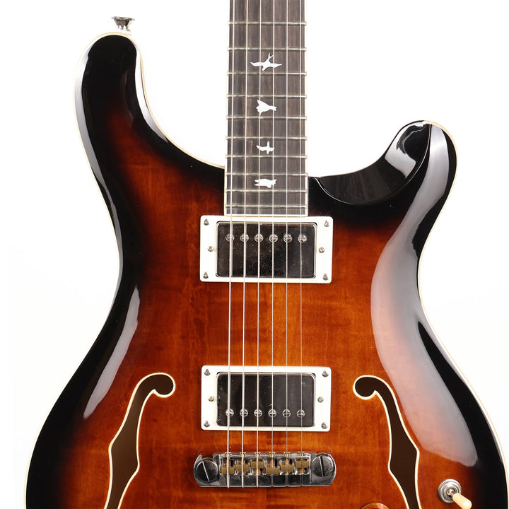PRS SE Hollowbody II Black Gold Burst 2022