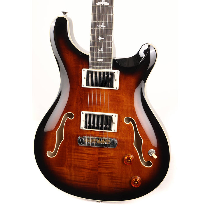 PRS SE Hollowbody II Black Gold Burst 2022