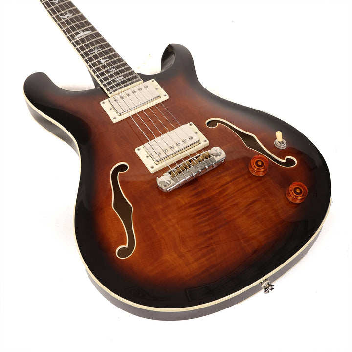 PRS SE Hollowbody II Black Gold Burst 2022