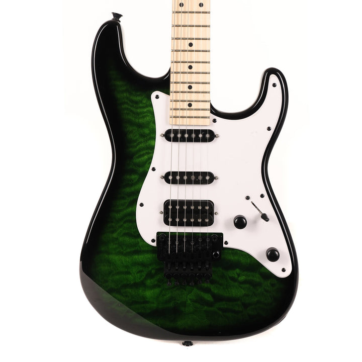 Jackson X Series Signature Adrian Smith SDXQ Transparent Green Burst