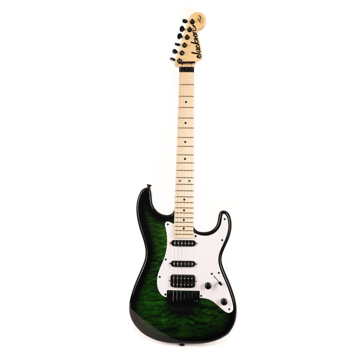 Jackson X Series Signature Adrian Smith SDXQ Transparent Green Burst
