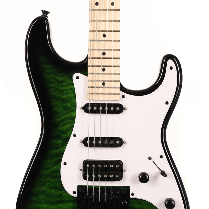 Jackson X Series Signature Adrian Smith SDXQ Transparent Green Burst