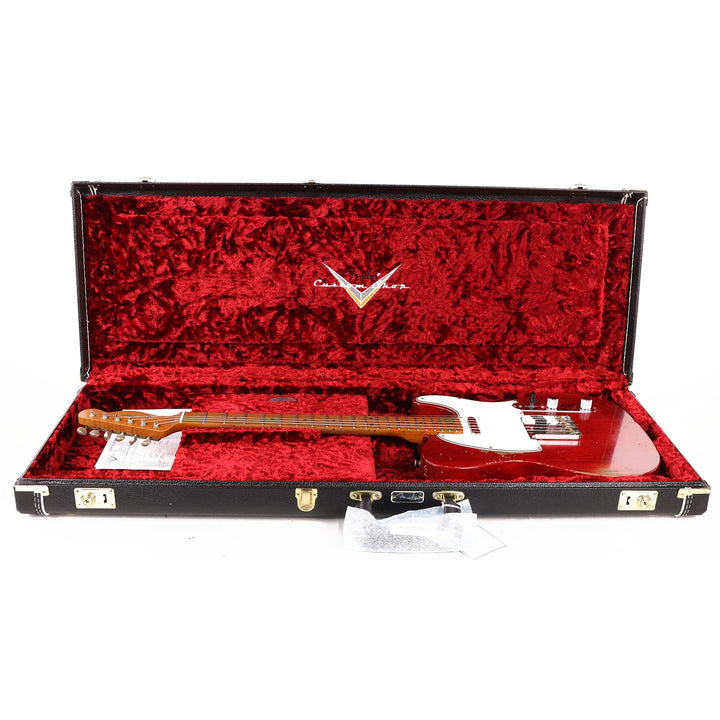 Fender Custom Shop 1963 Telecaster Mahogany Heavy Relic Crimson Transparent Masterbuilt Jason Smith