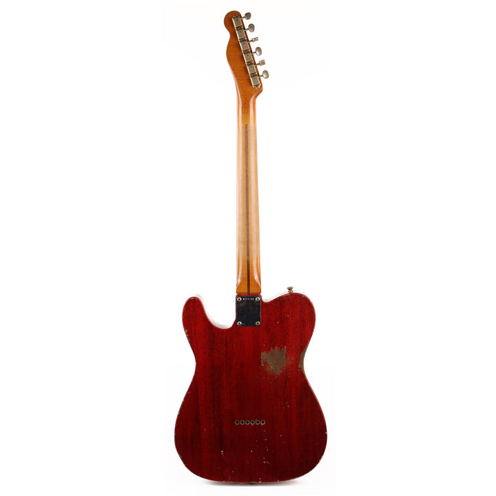 Fender Custom Shop 1963 Telecaster Mahogany Heavy Relic Crimson Transparent Masterbuilt Jason Smith