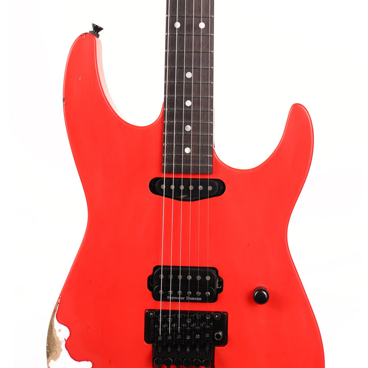 ESP Custom Shop George Lynch Tiger Aged Flare Red