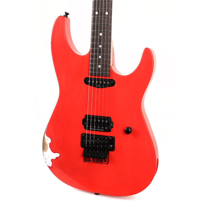 ESP Custom Shop George Lynch Tiger Aged Flare Red