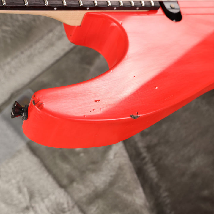 ESP Custom Shop George Lynch Tiger Aged Flare Red