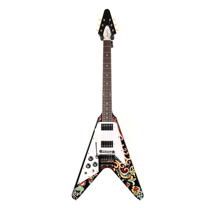Epiphone Jimi Hendrix Love Drops Flying V Left-Handed Ebony