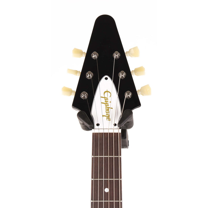 Epiphone Jimi Hendrix Love Drops Flying V Left-Handed Ebony