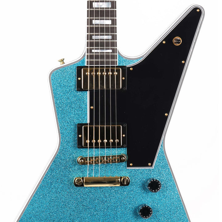 Gibson Custom Shop Explorer Custom Made 2 Measure Ocean Sparkle