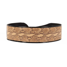 Jodi Head Python Skin Style Leather Strap