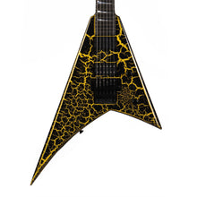 Jackson Custom Shop RR24 Rhoads Black and Yellow Crackle