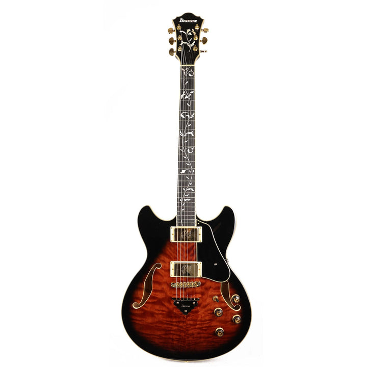 Ibanez Artcore Expressionist AS93QMSP Dark Brown Sunburst