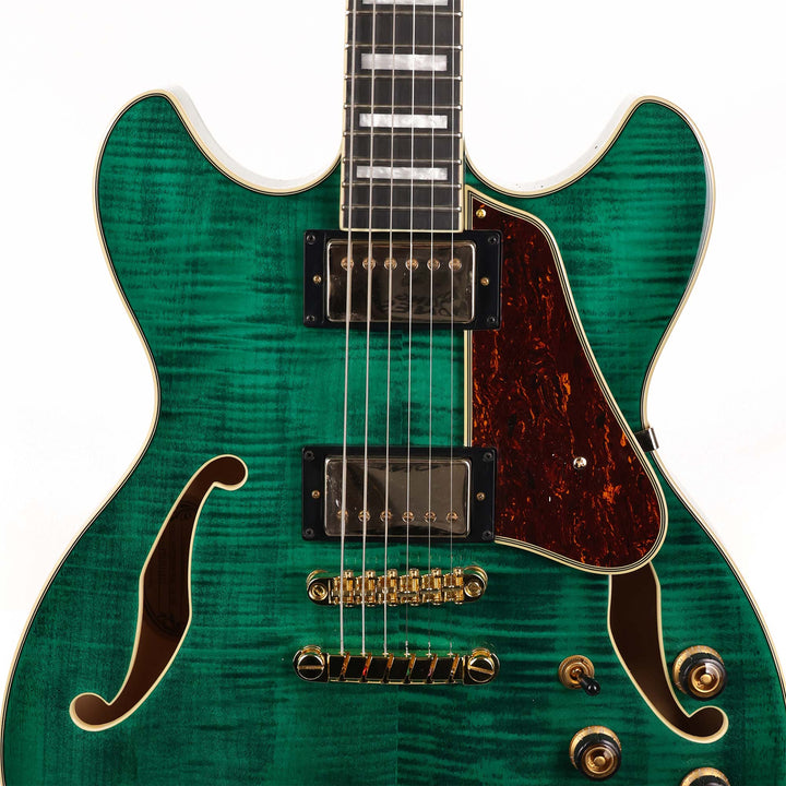 Ibanez Artcore Expressionist AS93FM Transparent Moss Green