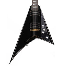 Jackson Custom Shop Rhoads RR-VS Fixed Bridge Black with Snow White Pinstripes 2-Tone Hardware
