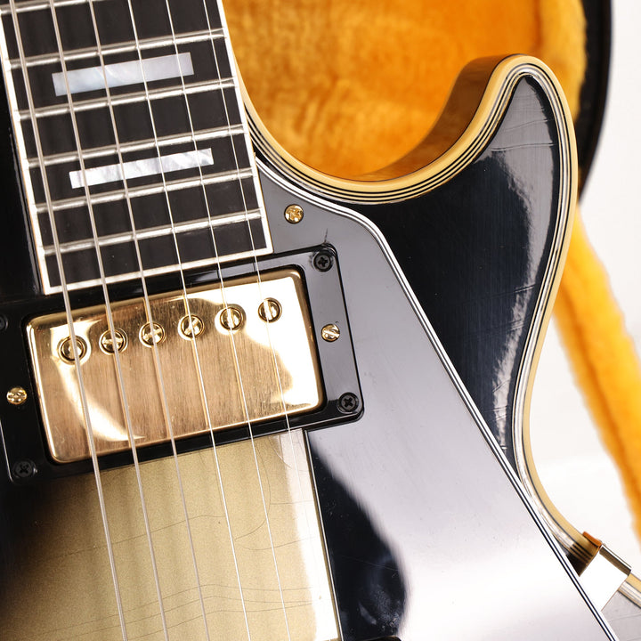 Gibson Custom Shop 1968 Les Paul Custom Silverburst Ultra Light Aged Gold Hardware