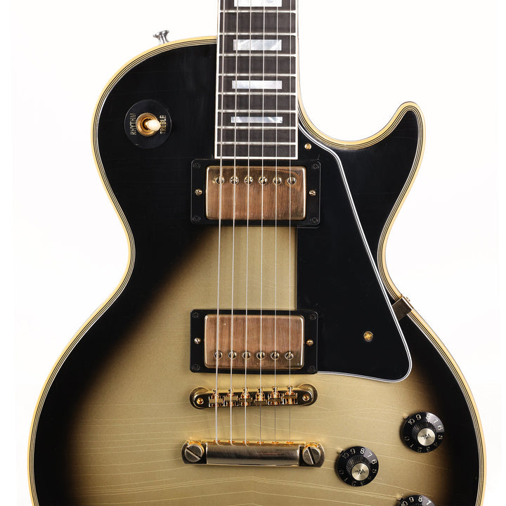 Gibson Custom Shop 1968 Les Paul Custom Silverburst Ultra Light Aged Gold Hardware