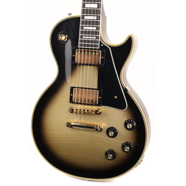 Gibson Custom Shop 1968 Les Paul Custom Silverburst Ultra Light Aged Gold Hardware