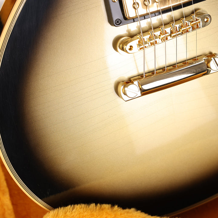 Gibson Custom Shop 1968 Les Paul Custom Silverburst Ultra Light Aged Gold Hardware