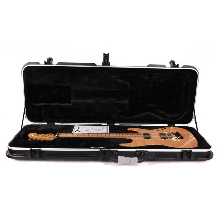 Charvel Custom Shop San Dimas Flame Maple and Roasted Ash Transparent Natural