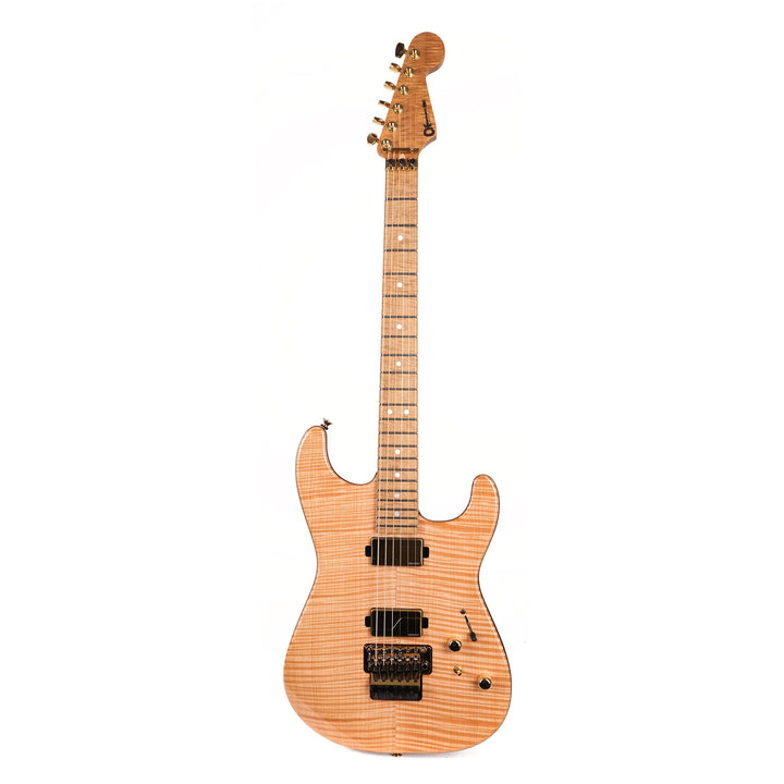 Charvel Custom Shop San Dimas Flame Maple and Roasted Ash Transparent Natural
