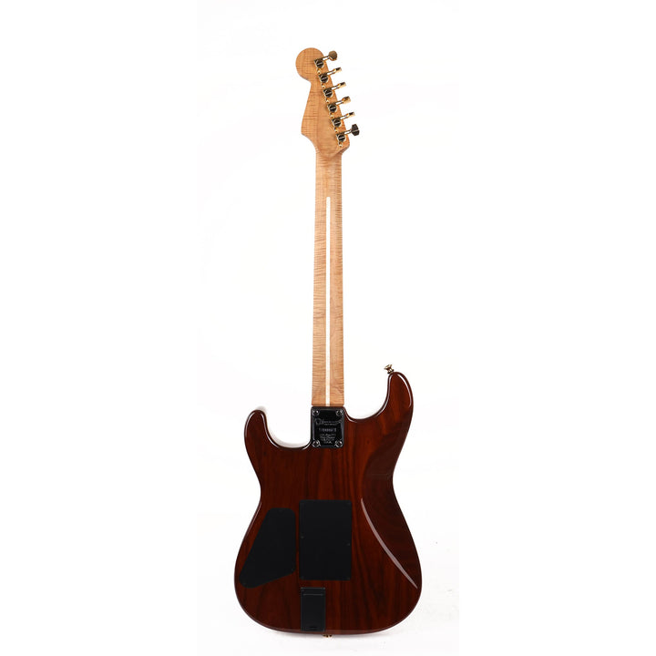 Charvel Custom Shop San Dimas Flame Maple and Roasted Ash Transparent Natural